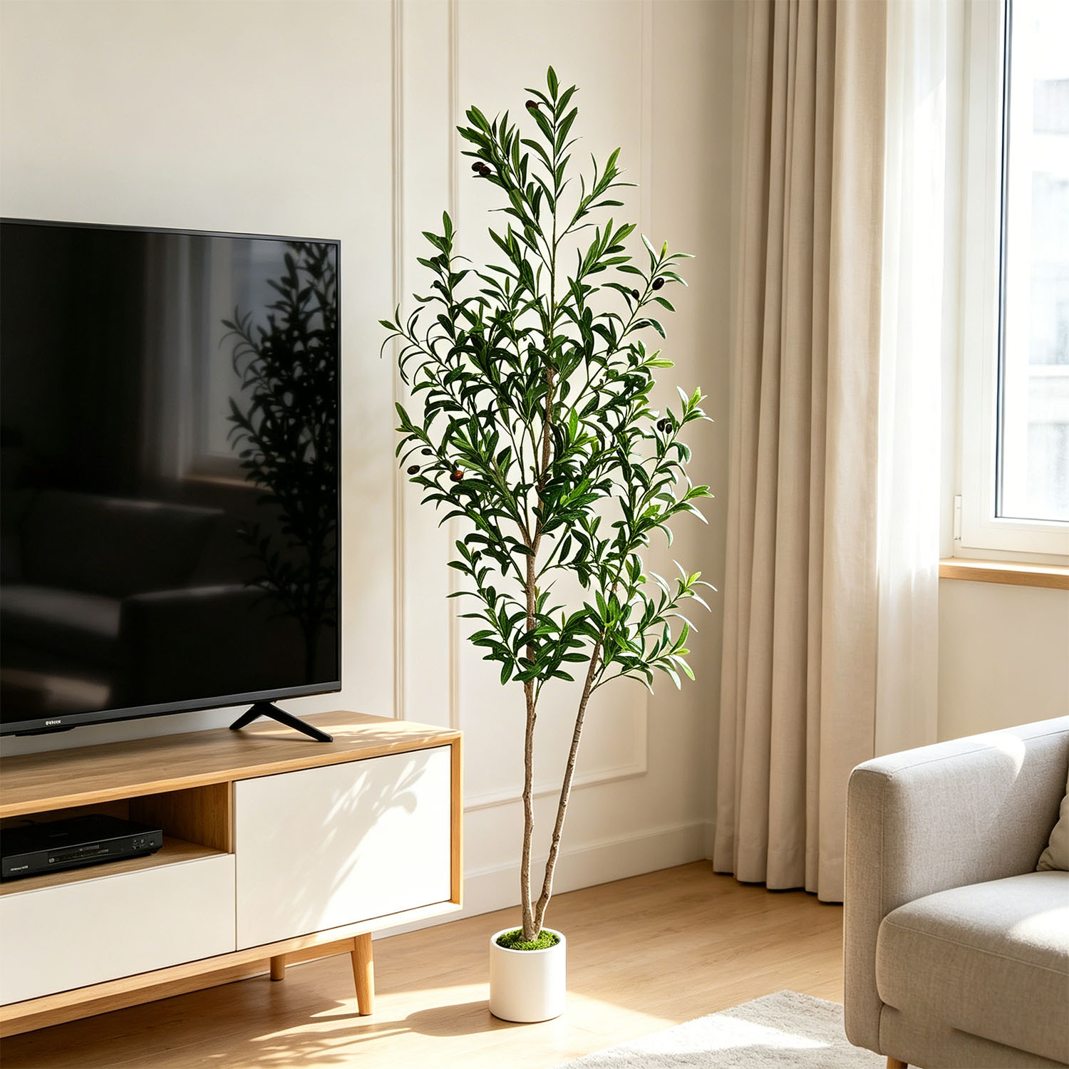 145Cm-175Cm/5.7Ft Artificial O - Dracaena Marginata reseña y precio