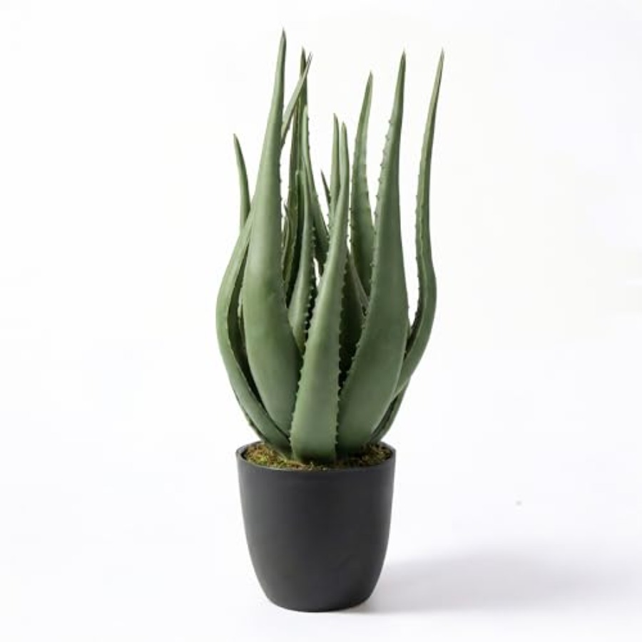 Large Potted Artificial Aloe V - Aloe Vera Pot reseña y precio