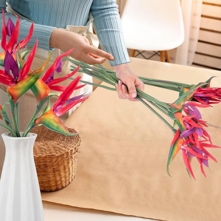 12 Pcs Bird of Paradise Artifi - Bird Paradise Strelitzia reseña y precio