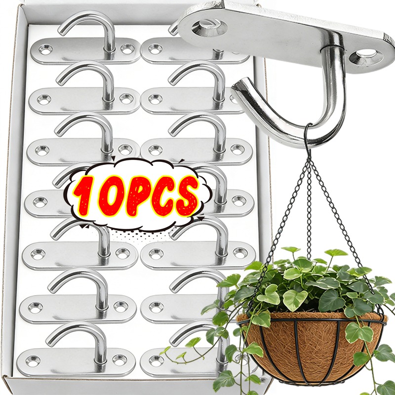 10/1pcs Heavy Duty J Hooks Sta - Spider Plant Hanging reseña y precio