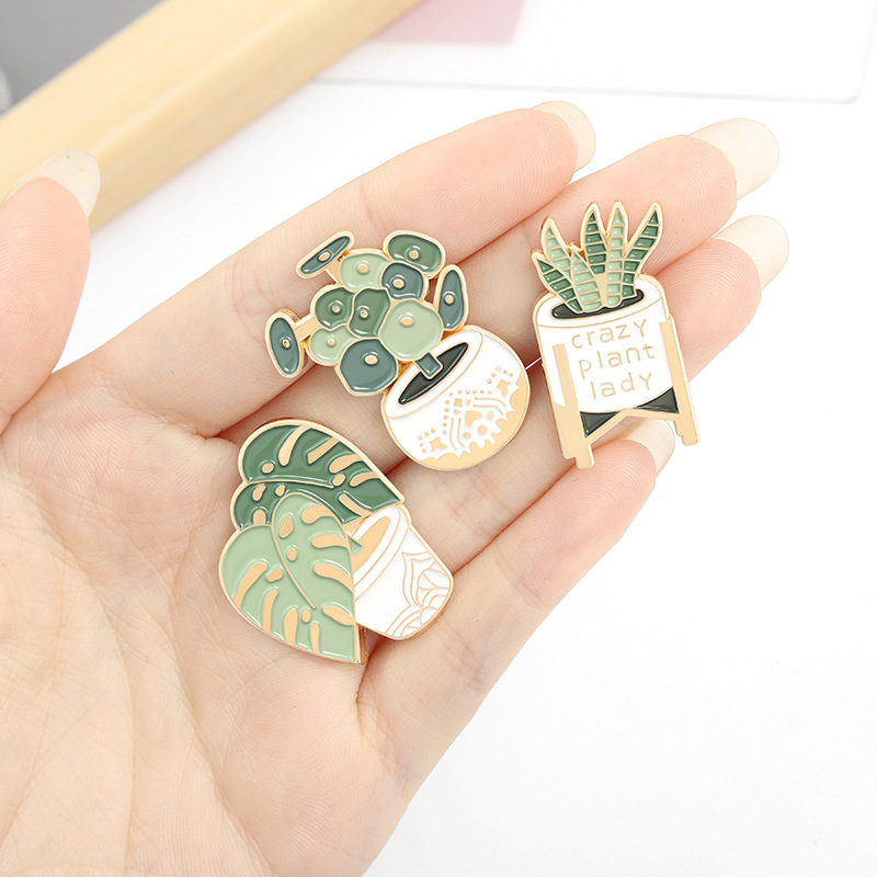 Potted Plant Brooch Monstera A - Aloe Vera Pot reseña y precio