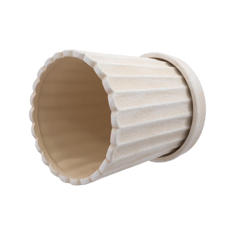 8 Inch Shell Planter Cream Cer - Aloe Vera Pot reseña y precio