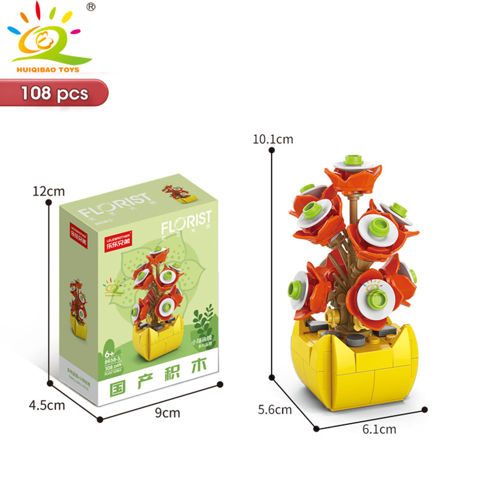 HUIQIBAO MOC Flower Succulent  - Echeveria Succulent reseña y precio