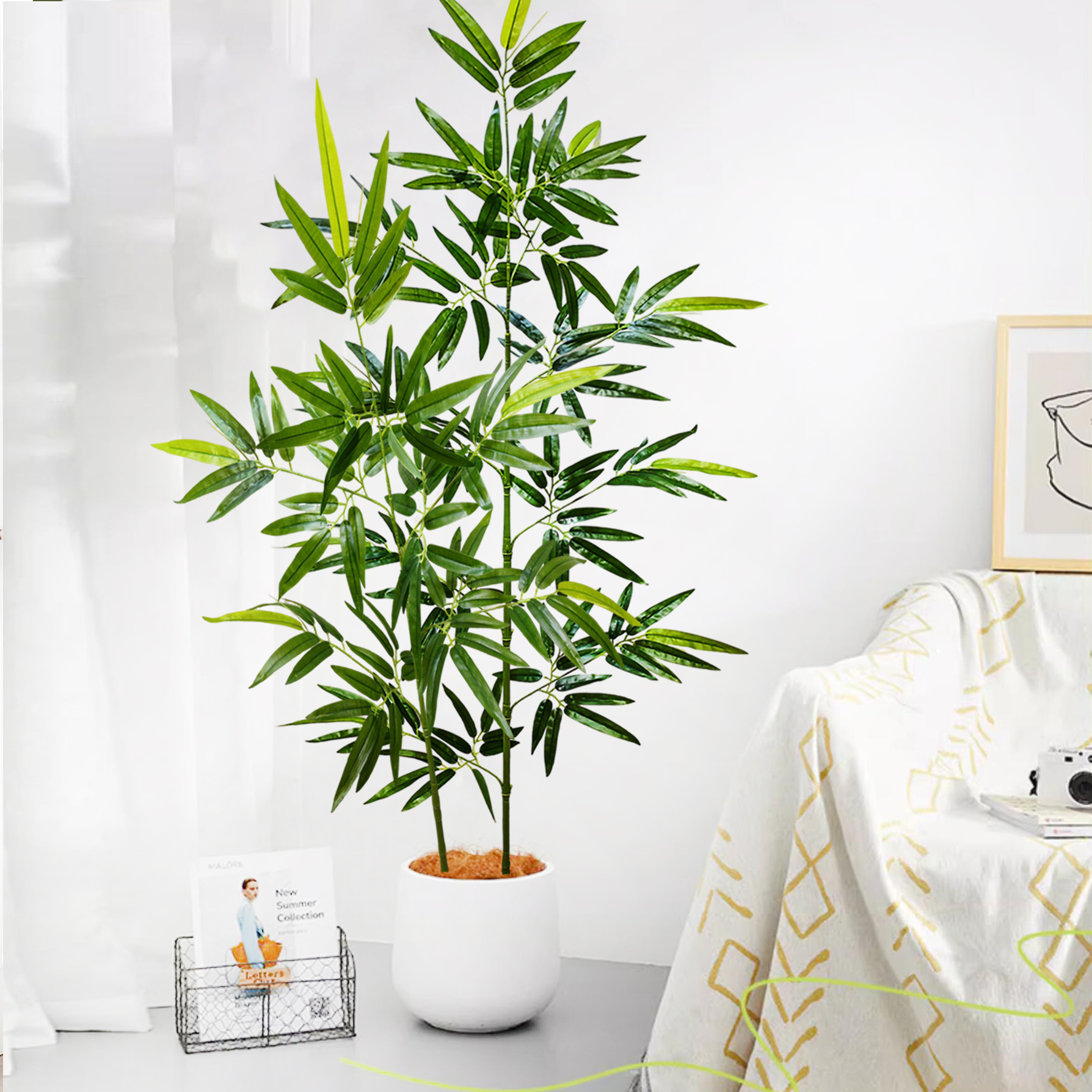 100-240cm/94.4in Artificial ba - Dracaena Marginata reseña y precio