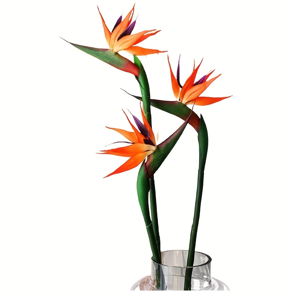 3pcs Artificial Bird Of Paradi - Bird Paradise Strelitzia reseña y precio