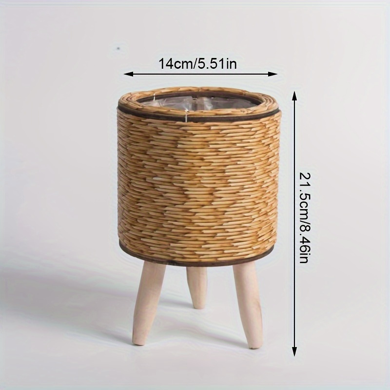 Charming Rustic Rattan Planter - Aloe Vera Pot reseña y precio