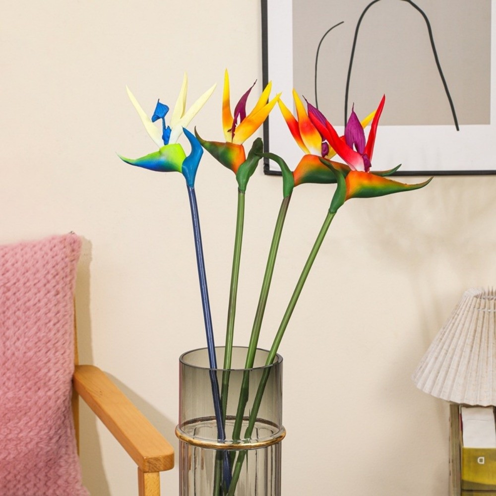 New Long Stem Artificial Bird  - Bird Paradise Strelitzia reseña y precio
