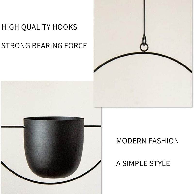 Hanging Iron Art Plant Pots Ba - Spider Plant Hanging reseña y precio