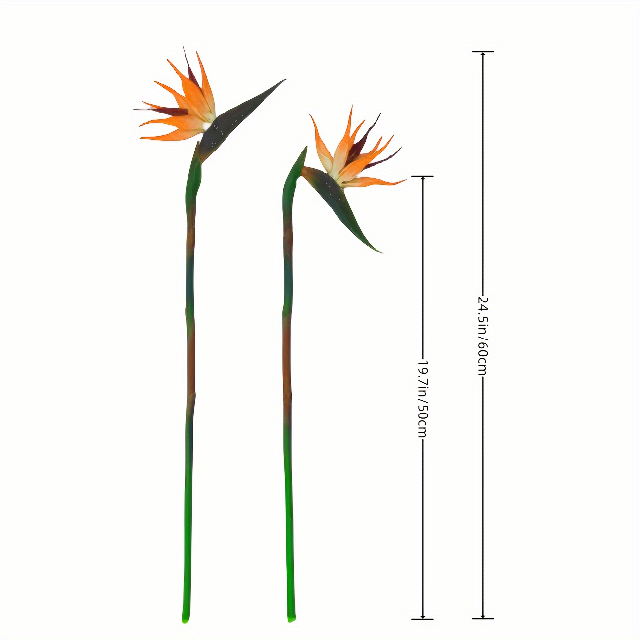 3Pcs Artificial Heaven Bird Fl - Bird Paradise Strelitzia reseña y precio