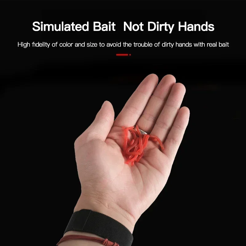 Lifelike Red Worm Soft Lure Ea - Aglaonema Red reseña y precio