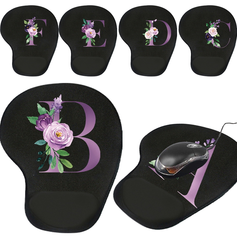 Wrist Guard Mouse Pad Office D - Tradescantia Purple reseña y precio