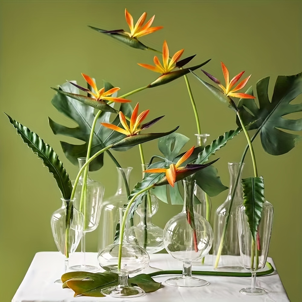 Artificial Flowers Bird of Par - Bird Paradise Strelitzia reseña y precio