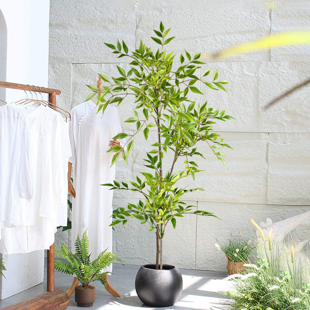 75-140cm Largen Fake Nandina T - Dracaena Marginata reseña y precio