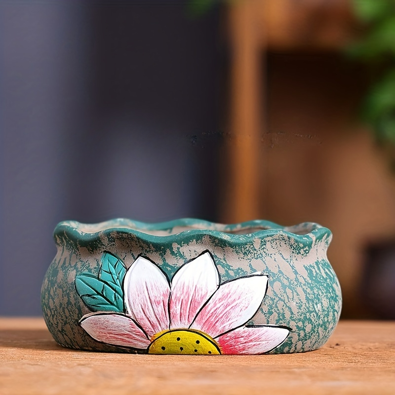 Succulent Flower Pot Ceramic L - Pilea Peperomioides reseña y precio