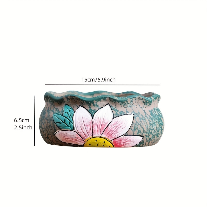 Succulent Flower Pot Ceramic L - Pilea Peperomioides reseña y precio