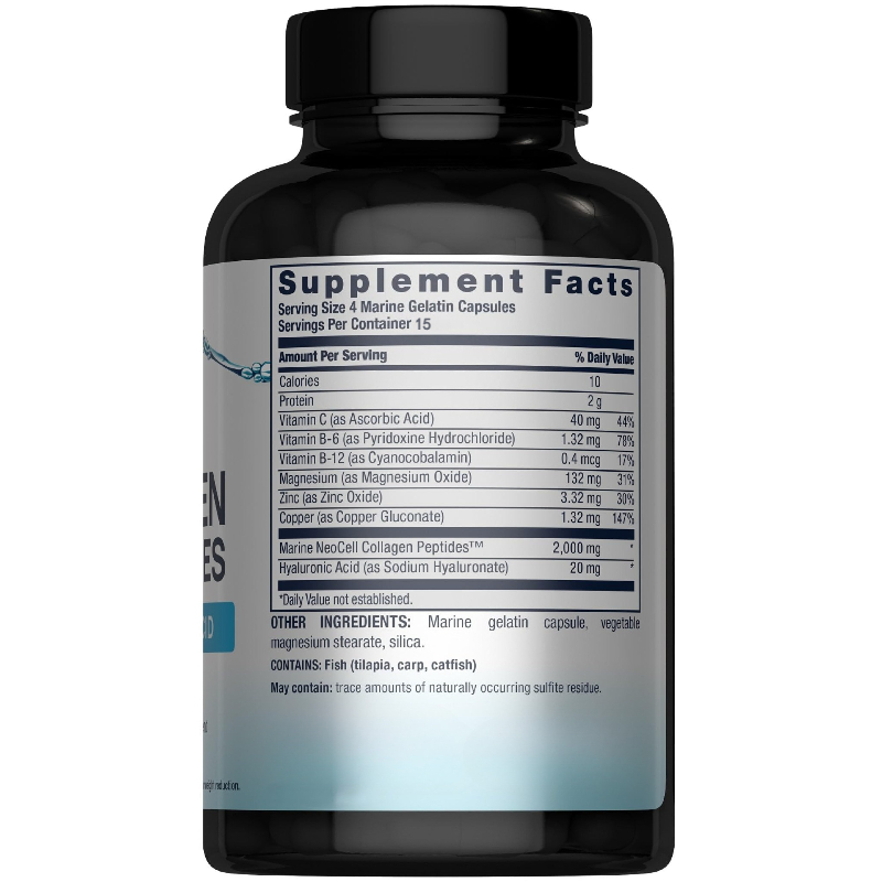 Marine Collagen Capsules with  - Aloe Vera Pot reseña y precio