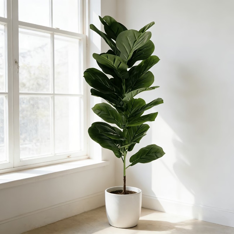 1Pc 100cm Artificial Ficus Lyr - Ficus Lyrata Tree reseña y precio