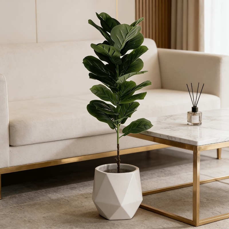 1Pc 100cm Artificial Ficus Lyr - Ficus Lyrata Tree reseña y precio