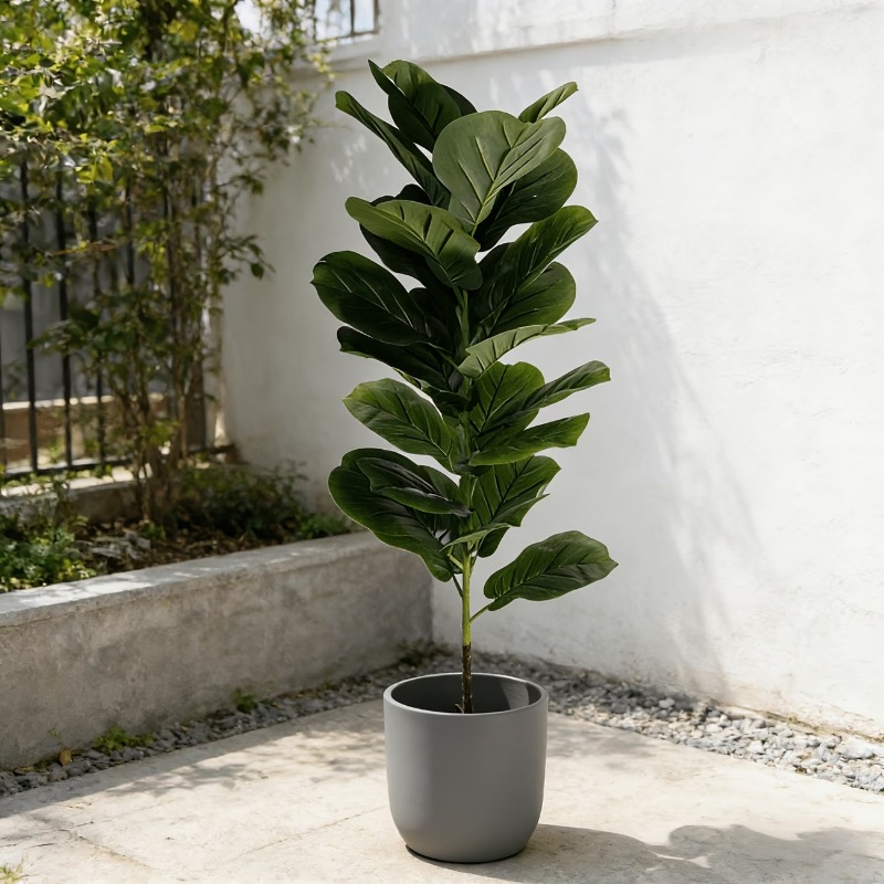 1Pc 100cm Artificial Ficus Lyr - Ficus Lyrata Tree reseña y precio