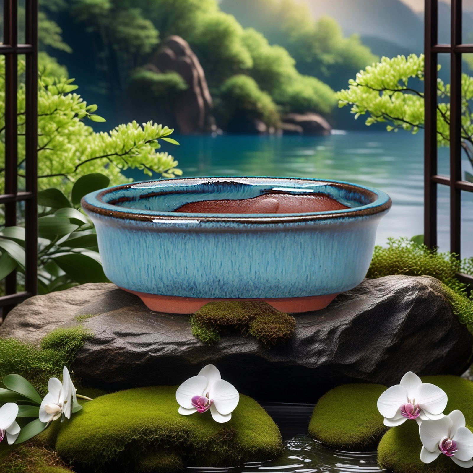 Ceramic Flower Pot Gardening P - Pilea Peperomioides reseña y precio
