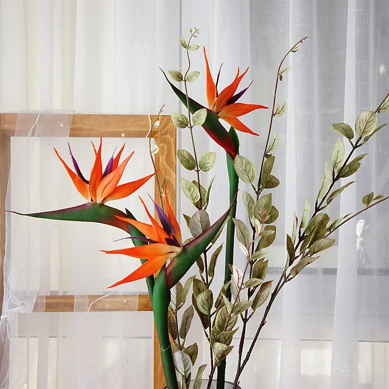 80CM artificial real touch flo - Bird Paradise Strelitzia reseña y precio