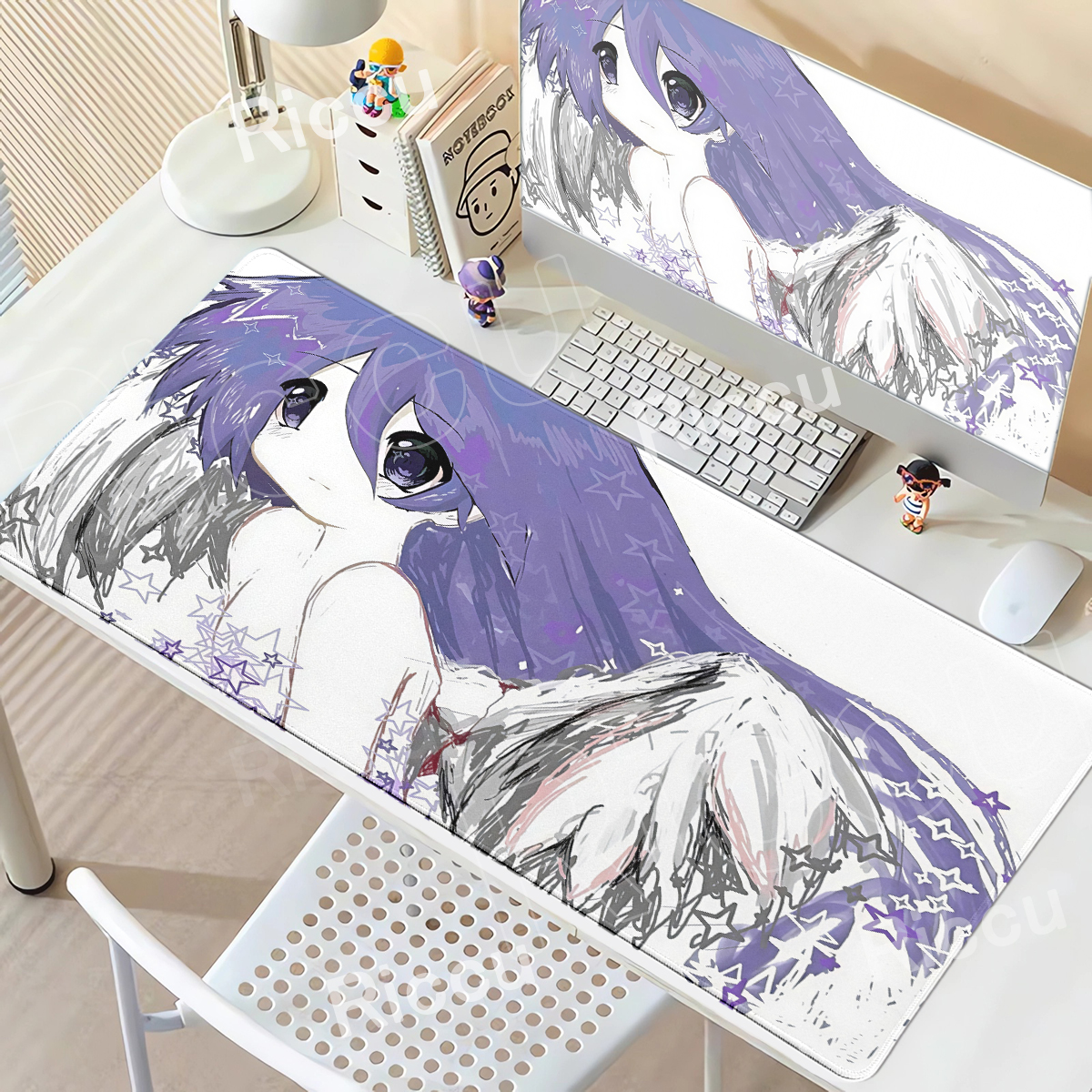 Purple Anime Girls Large Mouse - Tradescantia Purple reseña y precio