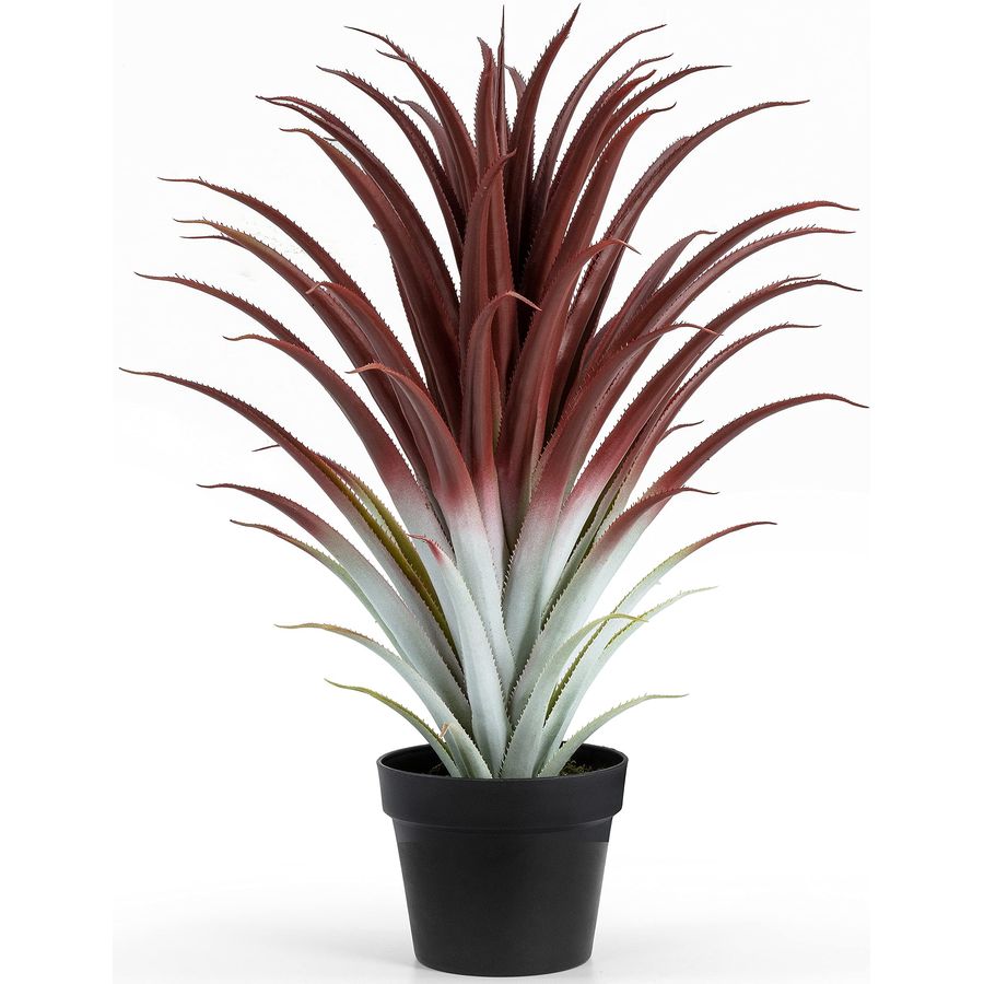 Hyper Realistic Big Red Artifi - Aloe Vera Pot reseña y precio