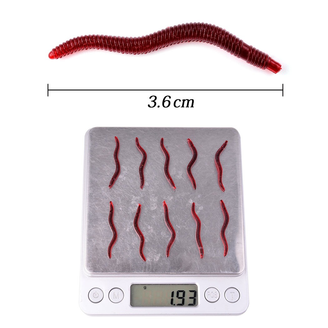 50Pcs Fishing Lures Lifelike F - Aglaonema Red reseña y precio