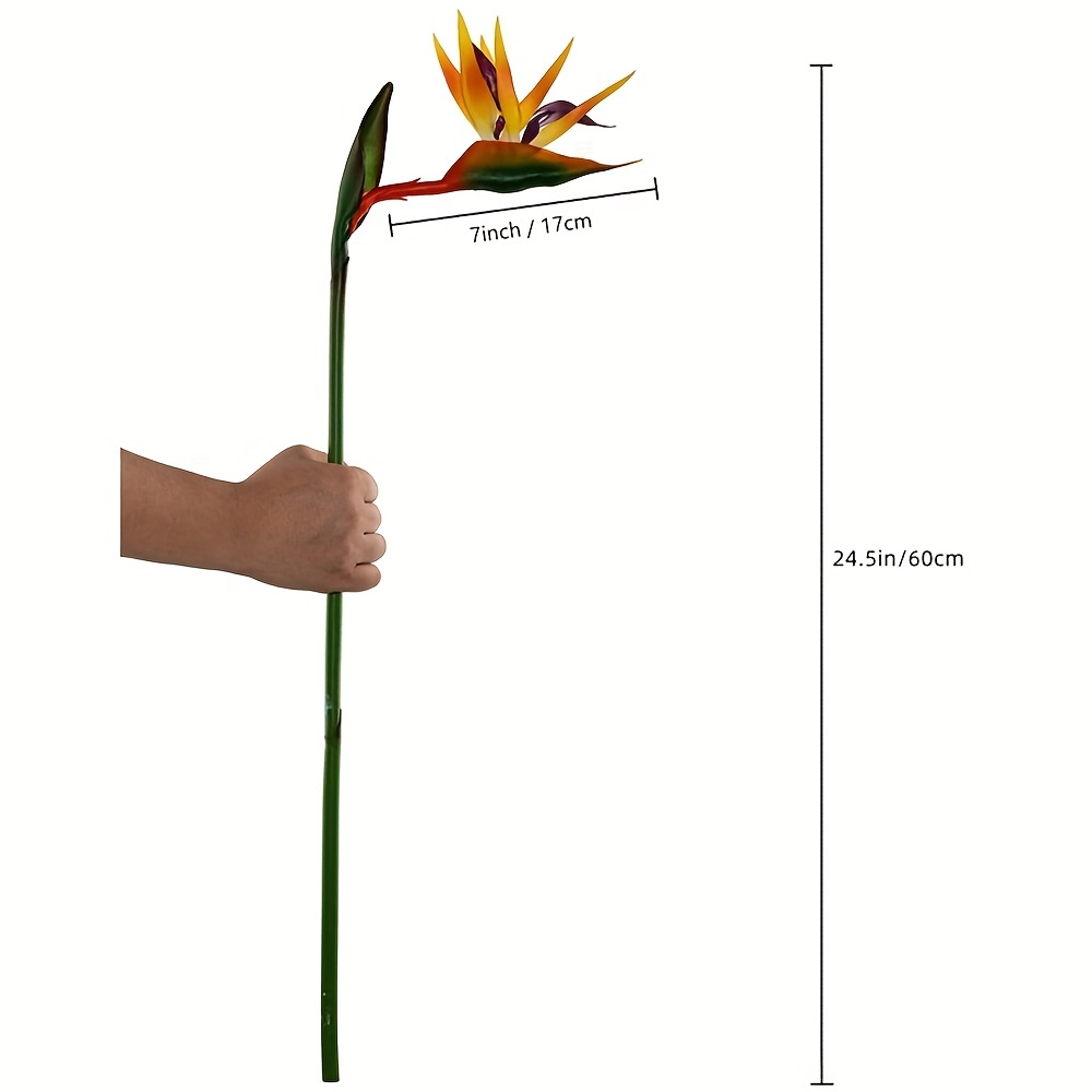 3pcs Artificial Bird Of Paradi - Bird Paradise Strelitzia reseña y precio