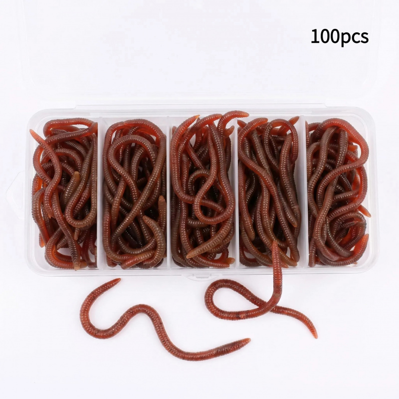 100pcs Soft Lure Bass Bream Bl - Aglaonema Red reseña y precio