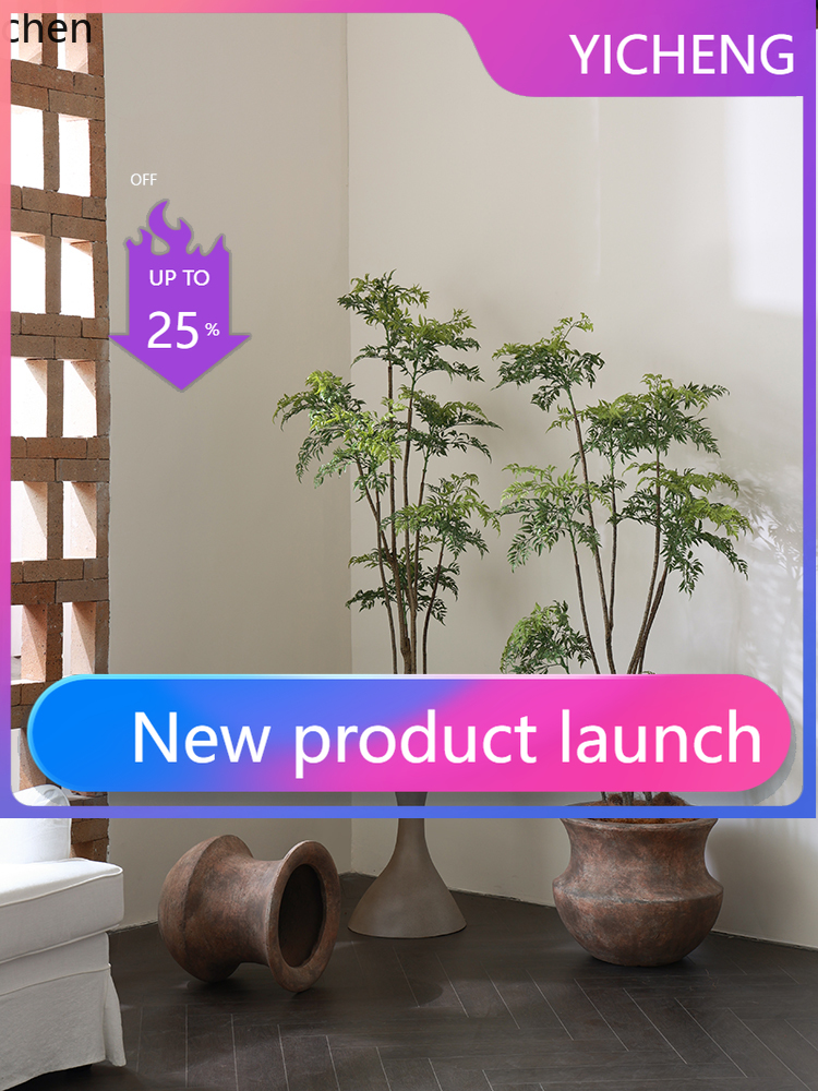 LYY  Floor Vase Green Plant Ar - Ficus Lyrata Tree reseña y precio