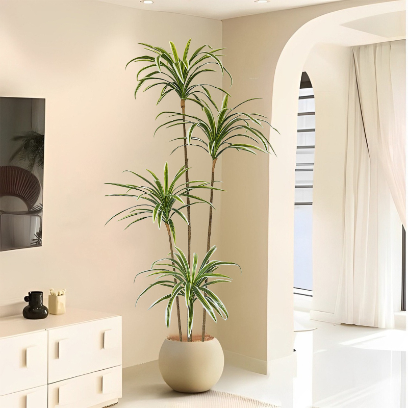 Artificial Dracaena Fake Plant - Dracaena Marginata reseña y precio