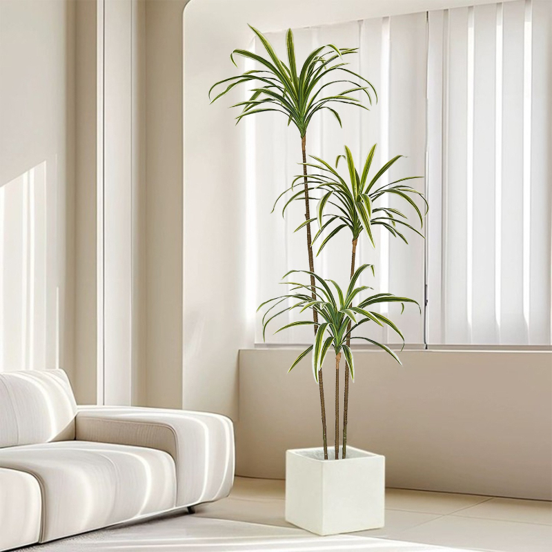 Artificial Dracaena Fake Plant - Dracaena Marginata reseña y precio