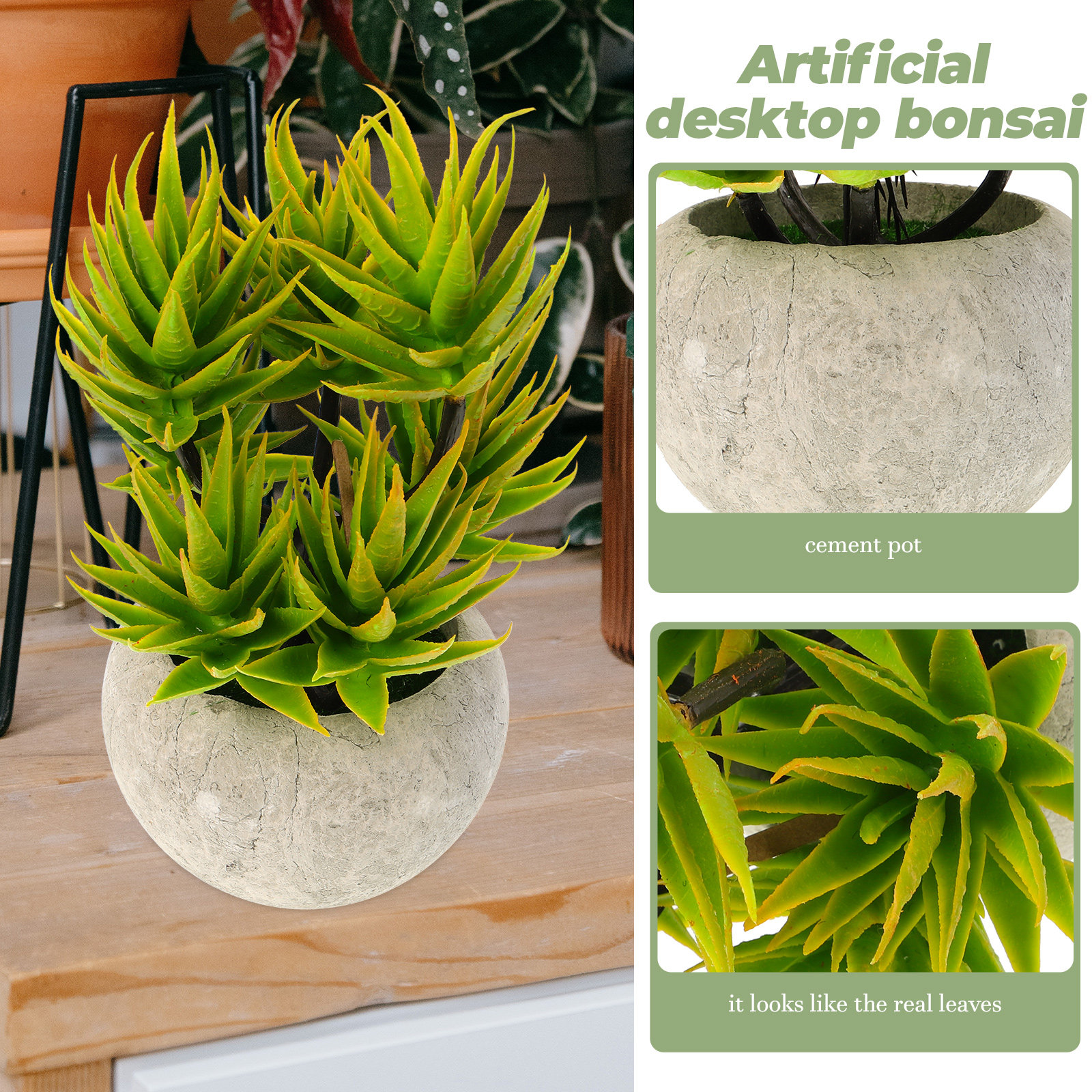 1 Piece Artificial Aloe Vera B - Aloe Vera Pot reseña y precio