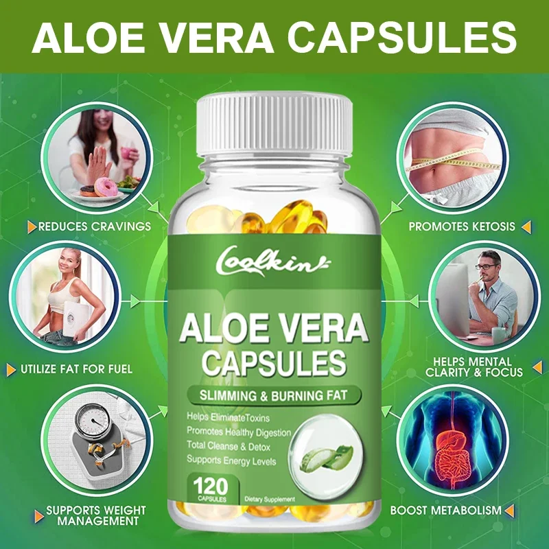 Aloe Vera Extract Capsules - R - Aloe Vera Pot reseña y precio