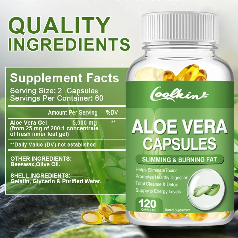 Aloe Vera Extract Capsules - R - Aloe Vera Pot reseña y precio