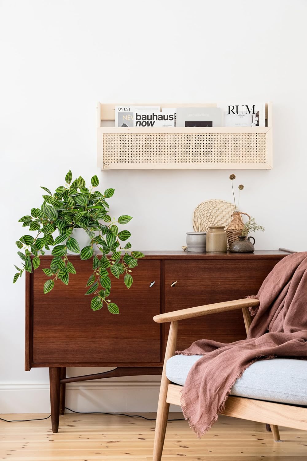 Artificial Plants Indoor Fake  - Peperomia Watermelon reseña y precio