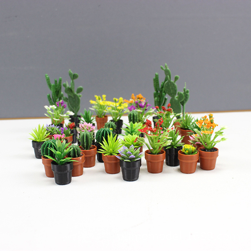 Mini Simulated Plants Cactus S - Echeveria Succulent reseña y precio