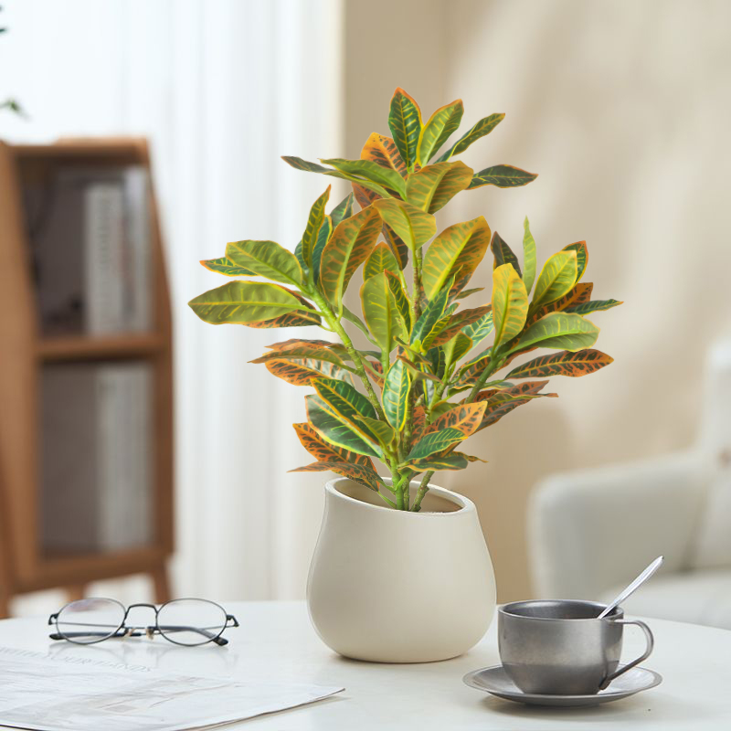 24-41cm Artificial Plants Fake - Ficus Lyrata Tree reseña y precio