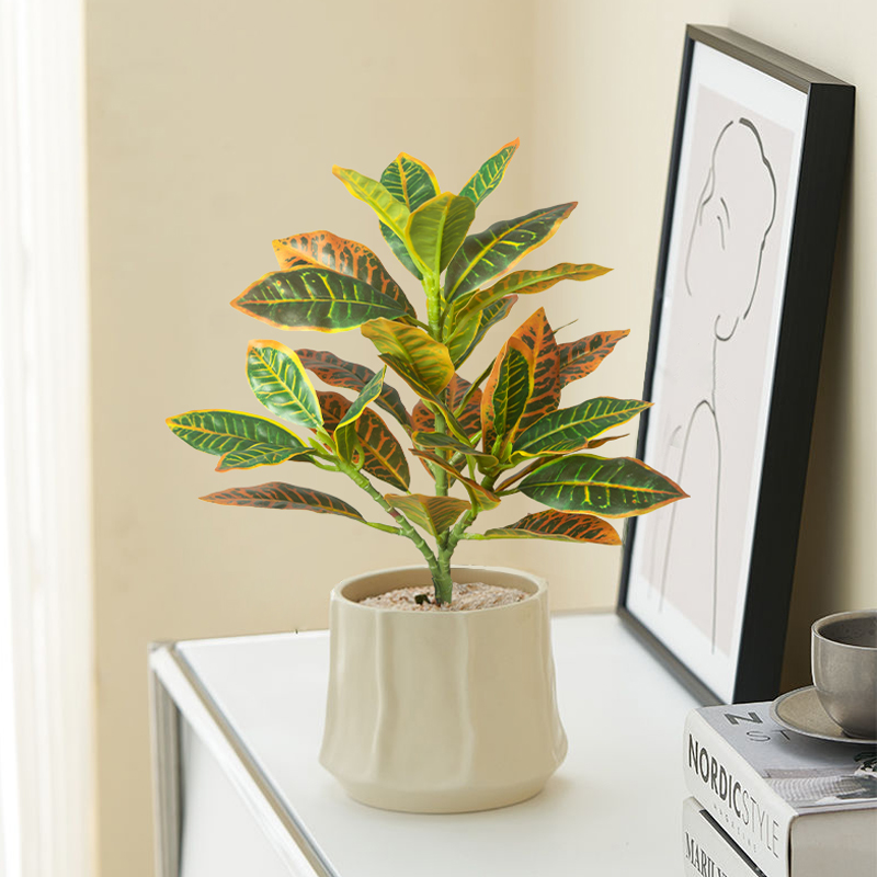 24-41cm Artificial Plants Fake - Ficus Lyrata Tree reseña y precio