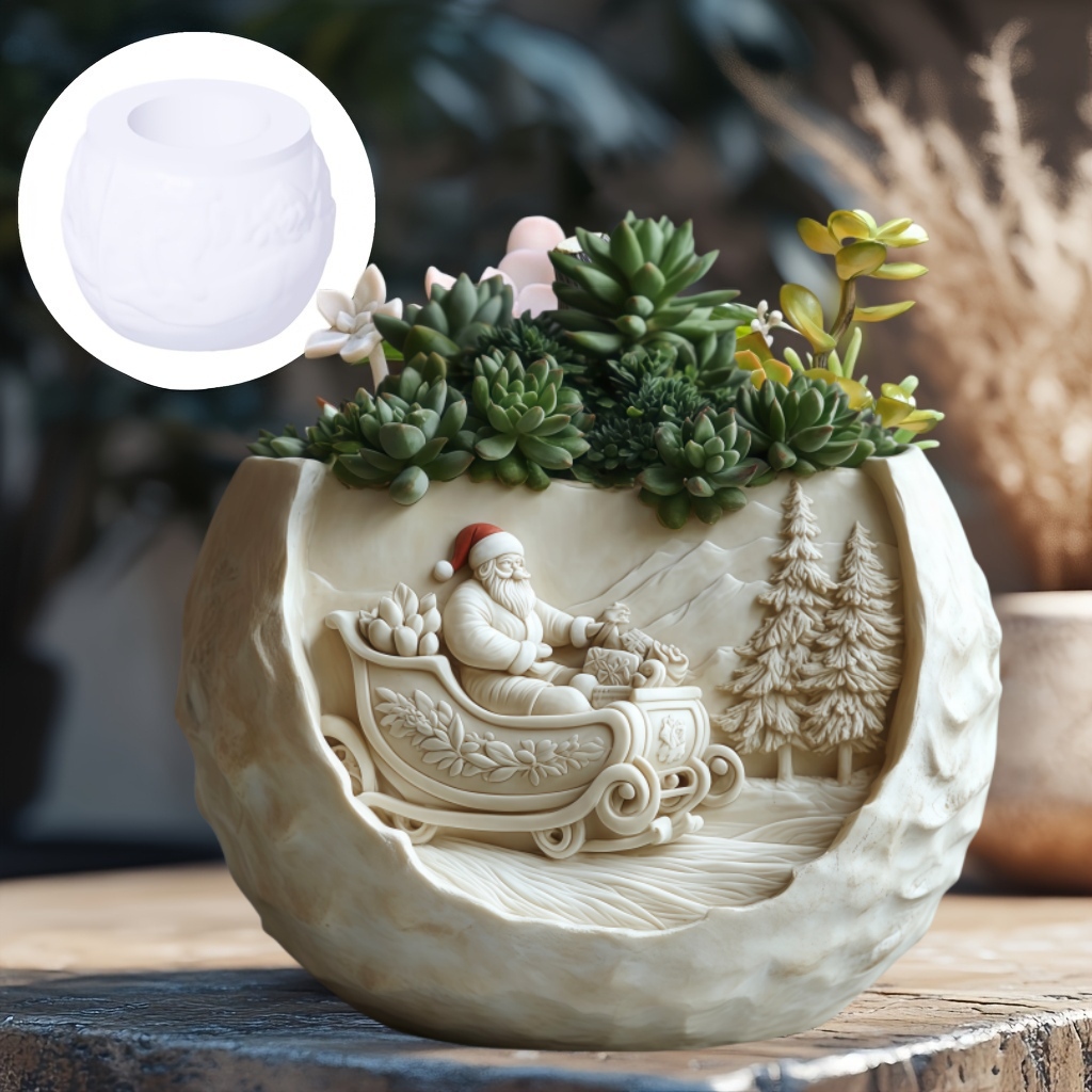 Cedar Sled Santa Claus Relief  - Echeveria Succulent reseña y precio