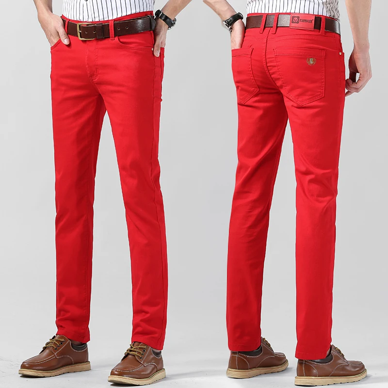Men's Colorful Denim Stretch S - Aglaonema Red reseña y precio