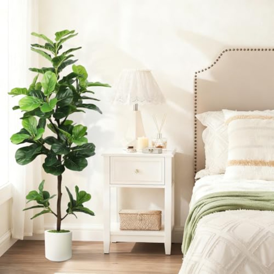 5Feet Artificial Fiddle Leaf F - Ficus Lyrata Tree reseña y precio