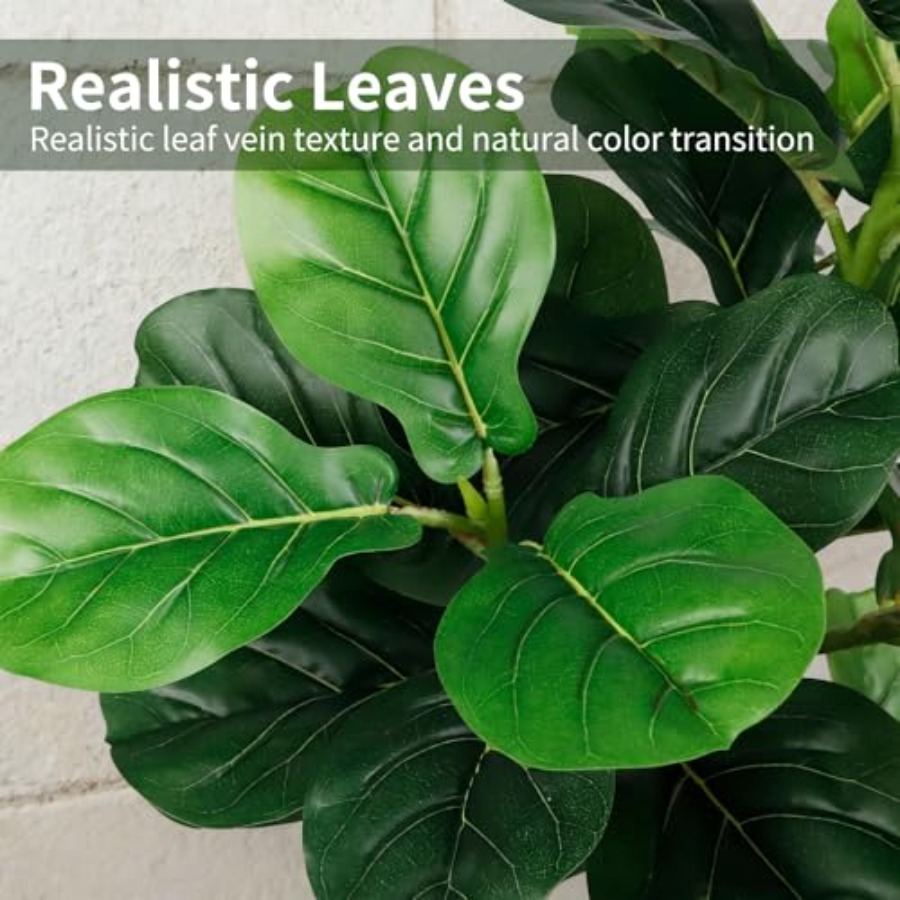 5Feet Artificial Fiddle Leaf F - Ficus Lyrata Tree reseña y precio