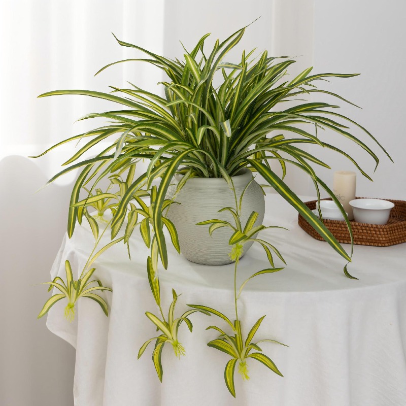 Artificial Spider Plant Chloro - Spider Plant Hanging reseña y precio