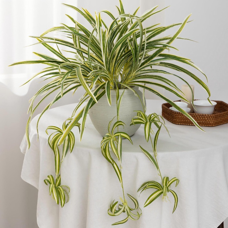 Artificial Spider Plant Chloro - Spider Plant Hanging reseña y precio