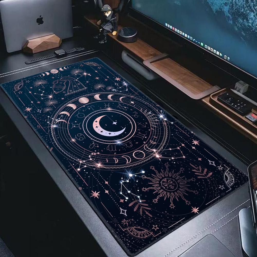 Night view Moon Star Mouse Pad - Tradescantia Purple reseña y precio