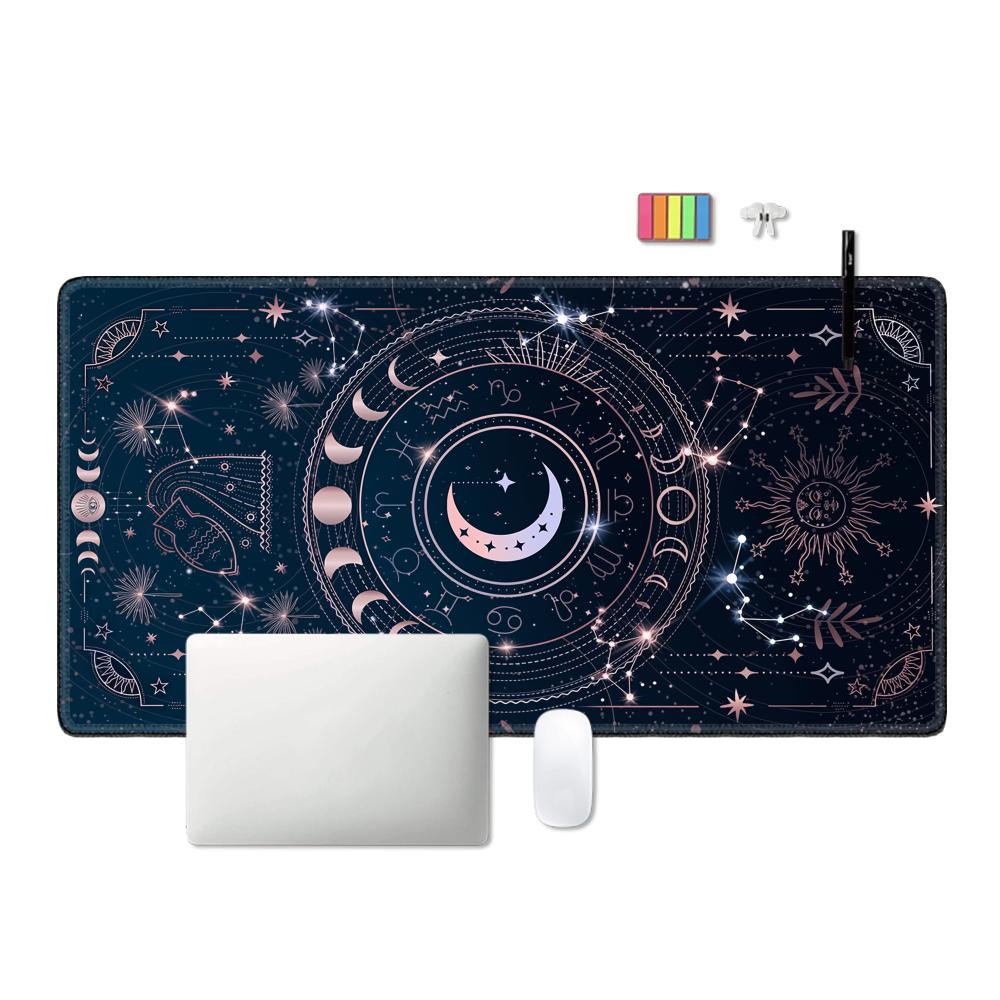 Night view Moon Star Mouse Pad - Tradescantia Purple reseña y precio