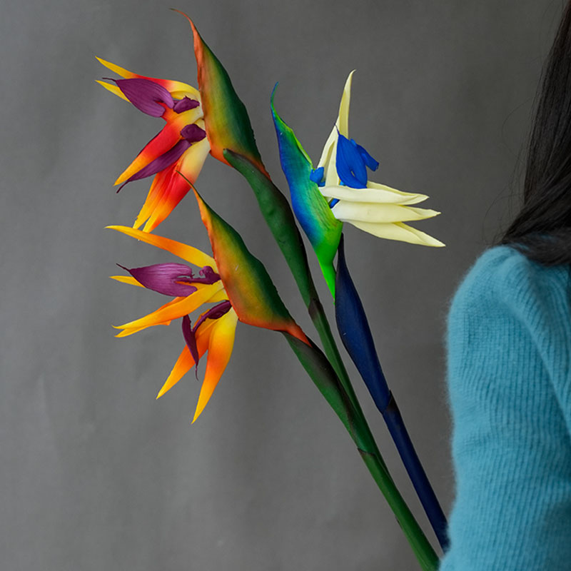 1PC Artificial Heaven Bird Flo - Bird Paradise Strelitzia reseña y precio