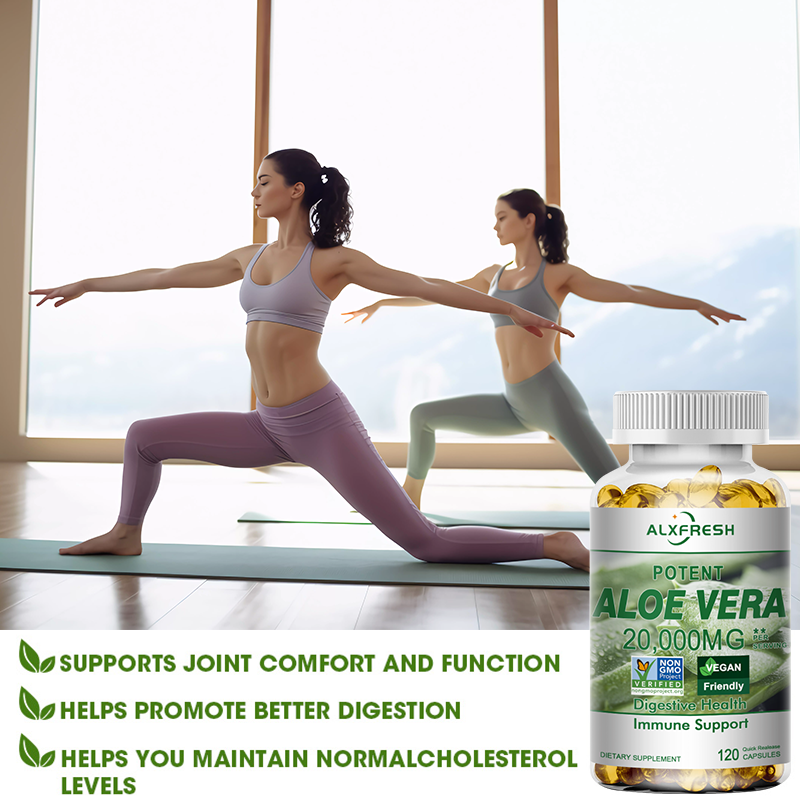 Aloe Vera Capsules Improve Dig - Aloe Vera Pot reseña y precio